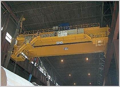 heavy duty overhead traveling crane