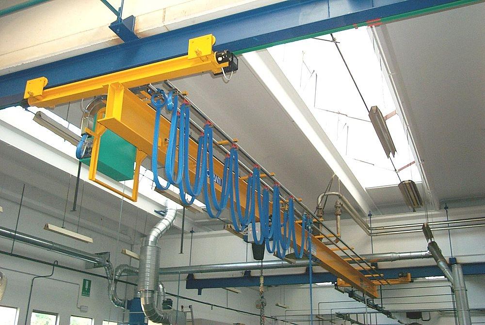 suspension and overhead traveling crane