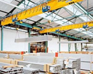 custom crane system for heavy material handling