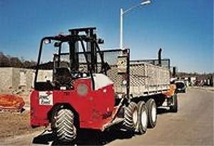 truck mounted engine powered forklift truck