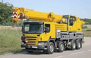 Our truck-mounted telescopic crane has been awarded