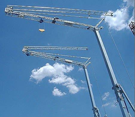 self erecting crane