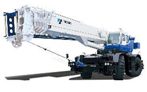 rough terrain telescopic crane