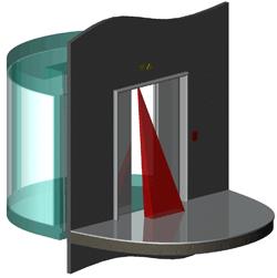 Vestibule Monitoring 3D sensor IMS 100