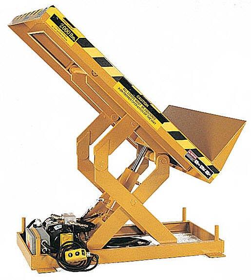 tilting scissor lift table