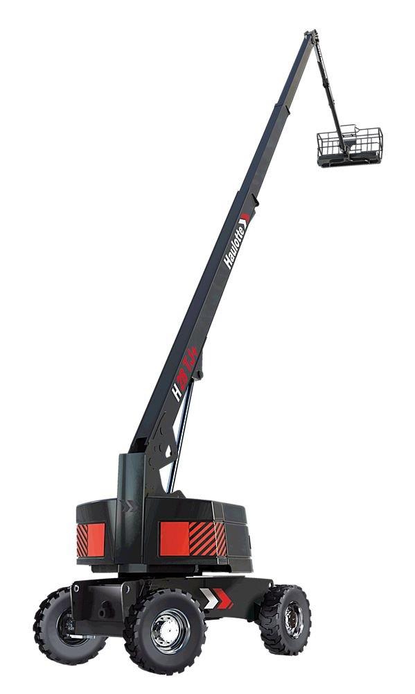 telescopic boom lift with telescopic jib