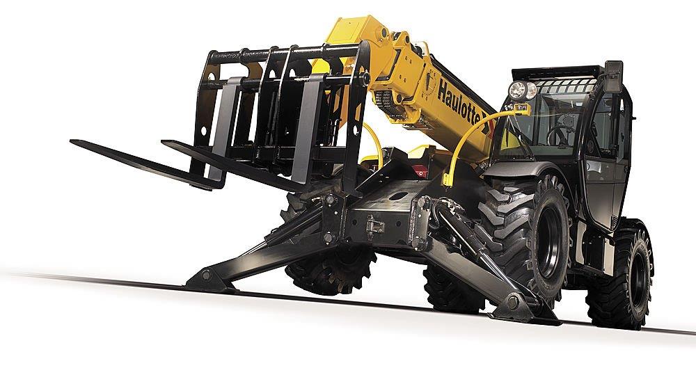 telescopic arm engine powered forklift truck