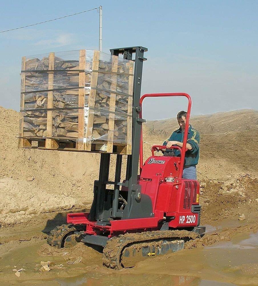 engine powered tracked forklift truck