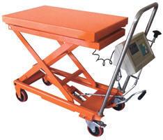 Scissor Lift Table with Scales
