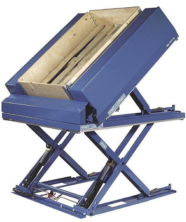 tilting scissor lift table