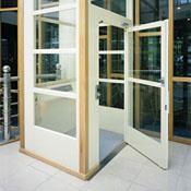 Vertical platform elevators