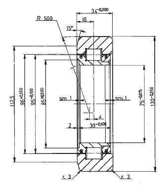 Bearings fitting for Linde trucks Article 2.086