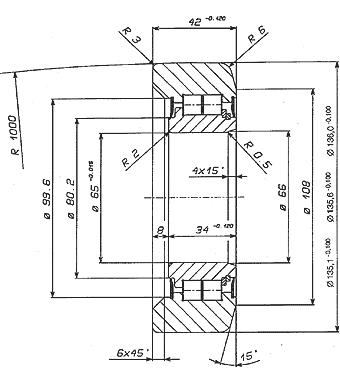 Bearings fitting for Linde trucks Article 2.1756