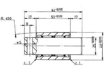 Bearings for sideshifters 200.0139