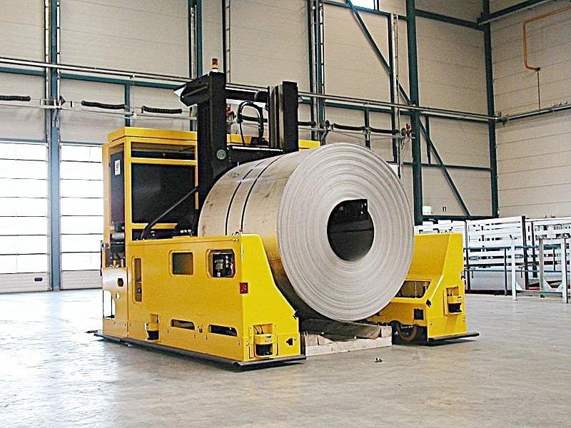 automated guided electric forklift truck (agv)