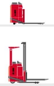 electric side loader forklift truck