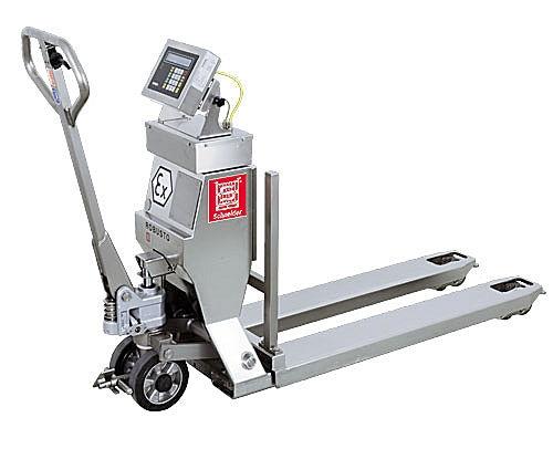 explosion proof manual pallet truck scales