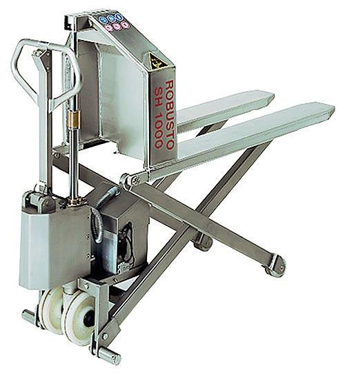 electric high lift skid truck