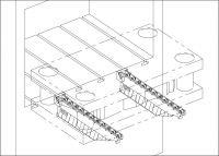 Removable bolster extension without leg - TCF Rotative bolster extension - TCRF Quick die change sy