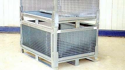 collapsible wire mesh container