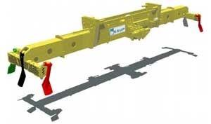 telescopic spreader for containers