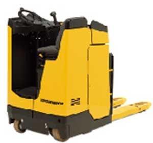 side seated-position electric pallet truck