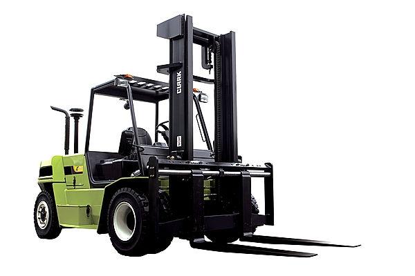 4-wheel gas/diesel counterbalanced forklift truck