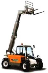 telescopic arm engine powered forklift truck
