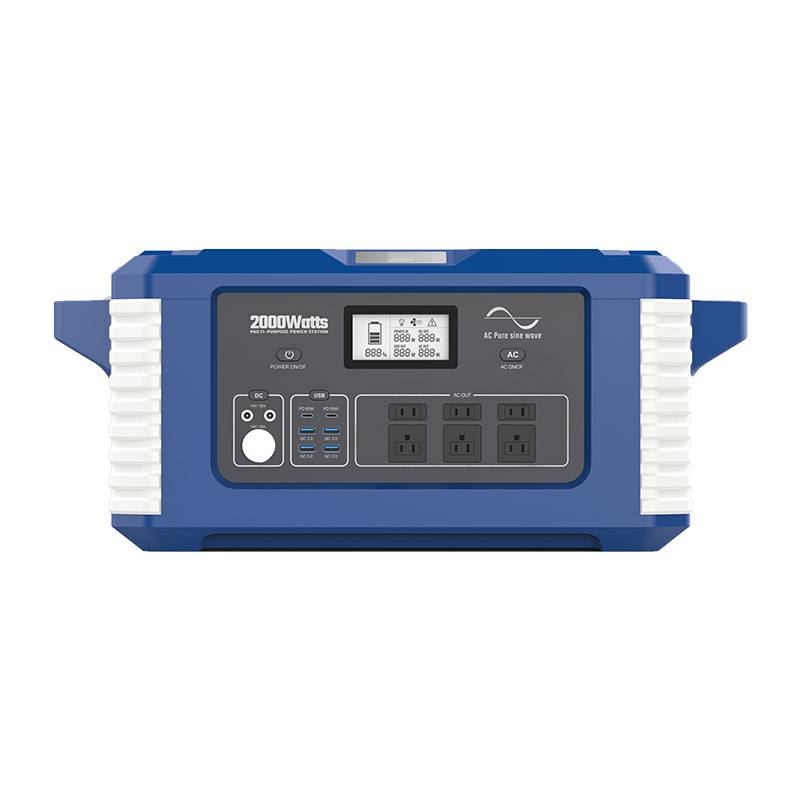 2000Wh户外电源一体机 家人朋友外出游玩 电不足时及时满足充电220V