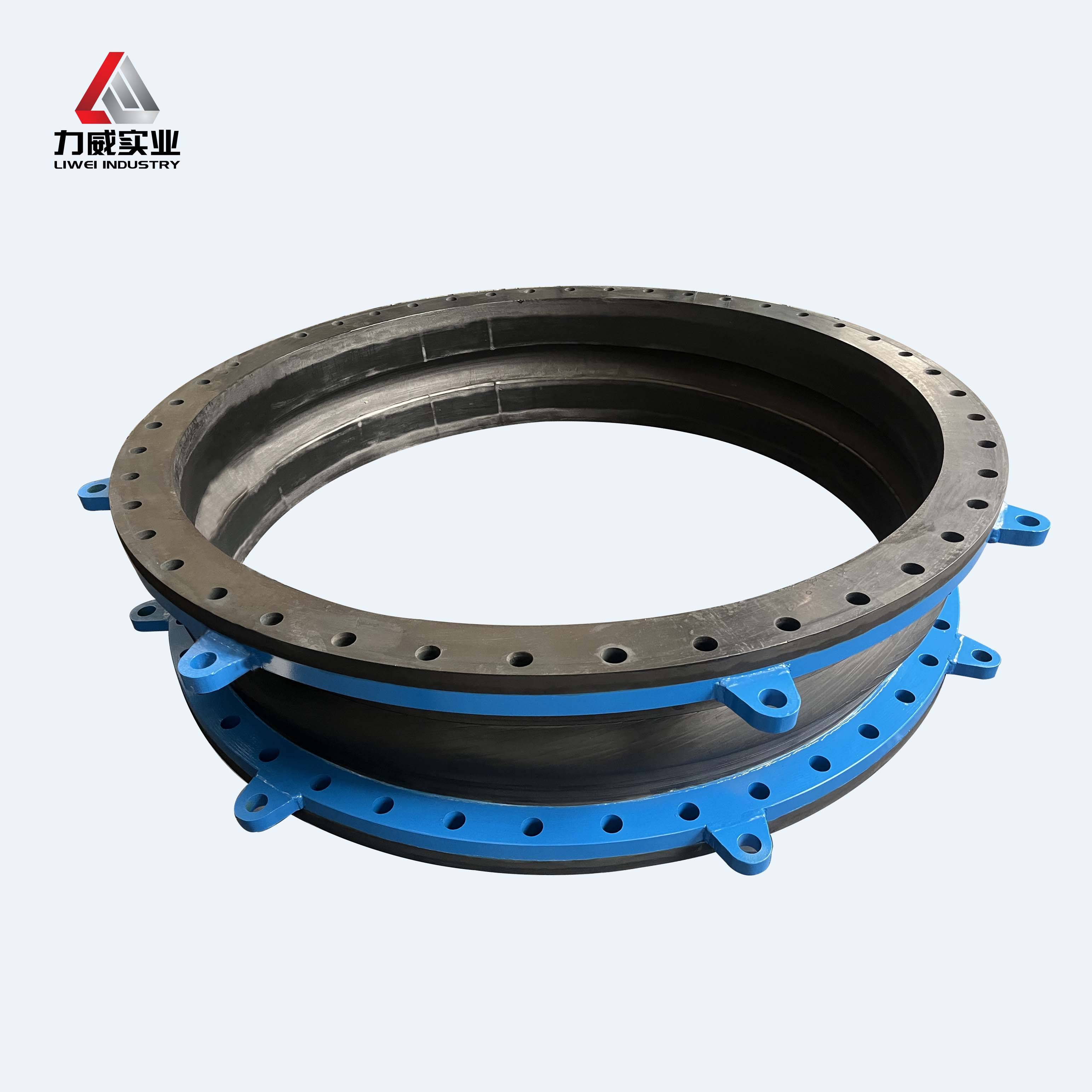 Junta de goma enrollada con límite de gran diámetro