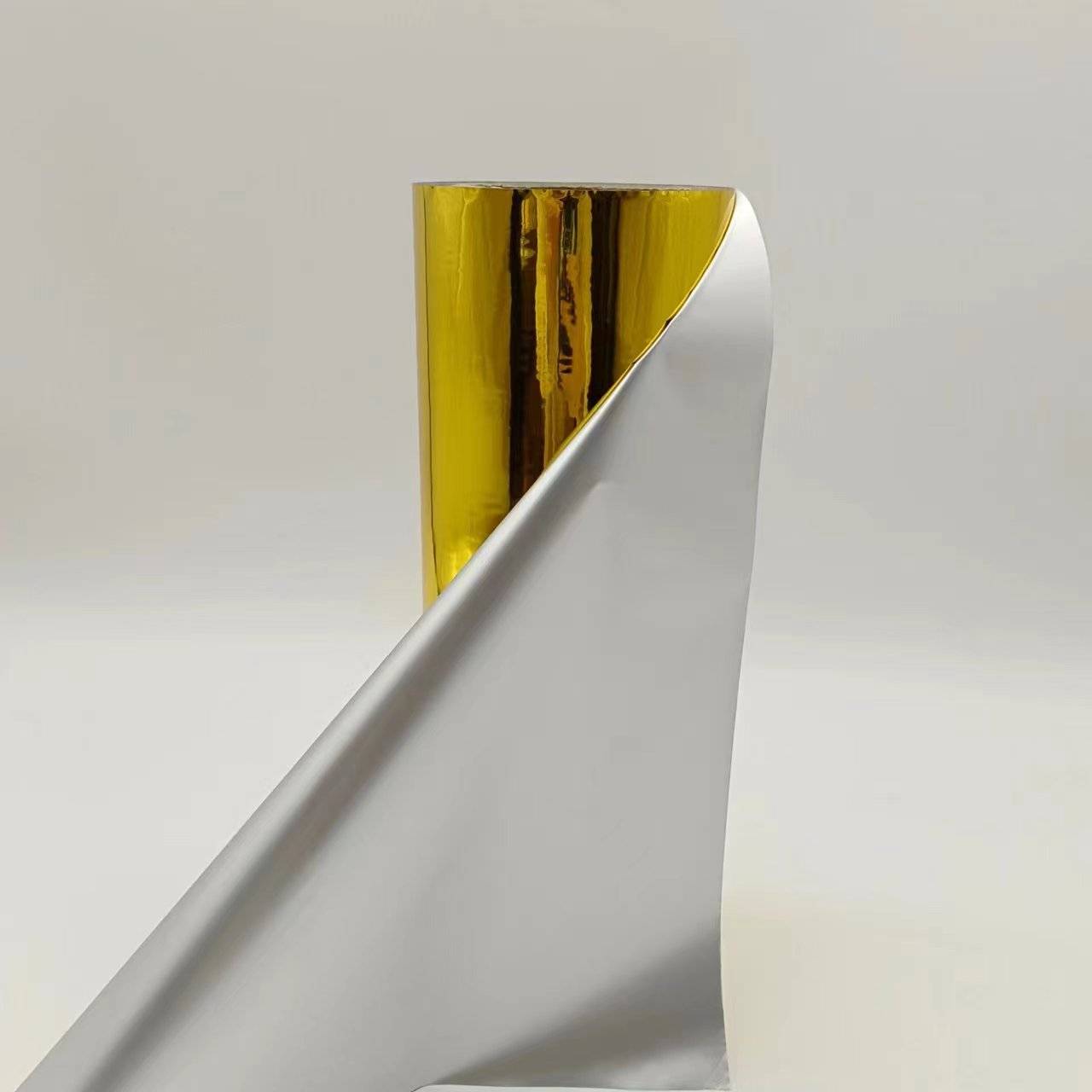 金色镀铝PET预涂膜用于复合卡纸 扎丝膜 复合无纺布 夹层复合 精美礼品包装 