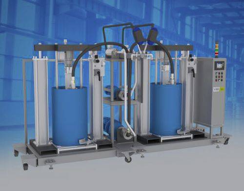 mezclador-dosificador de cola