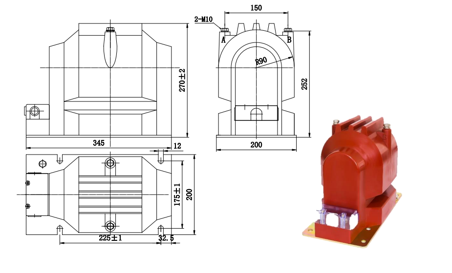 JDZ(X)11-6, 10(G) type voltage transformer