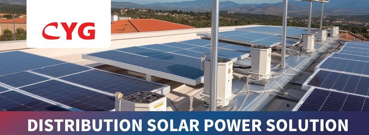 Distribution solar power solution