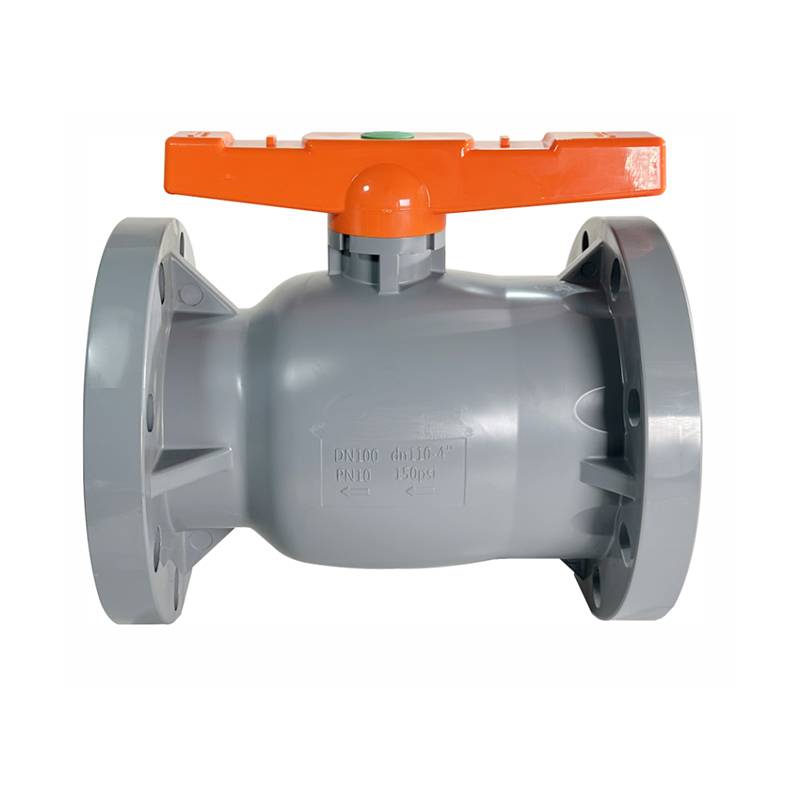 PVC-C/PVC-U法兰一体式球阀