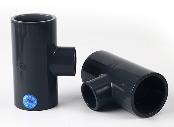 تركيبات ثلاثية الاتجاهات بأقطار أنابيب مختلفة PVC-U