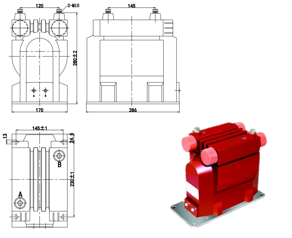 Transformateur de courant de type JDZ10-6、10R
