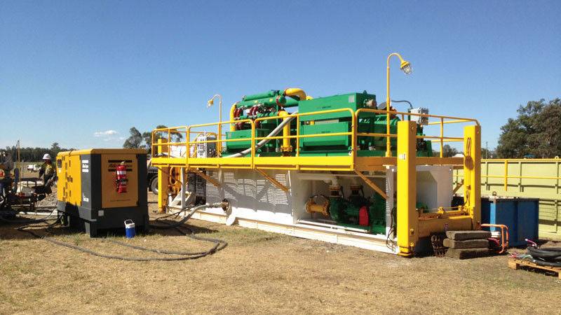 نظام إعادة تدوير الطين HDD الحركة الخطية شاكر الصخر الزيتي في حفر الآبار