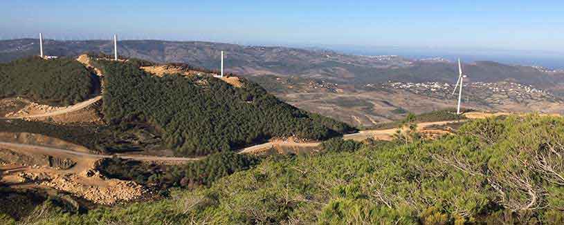 مشروع خلادي لتوليد الكهرباء عن طريق الرياح