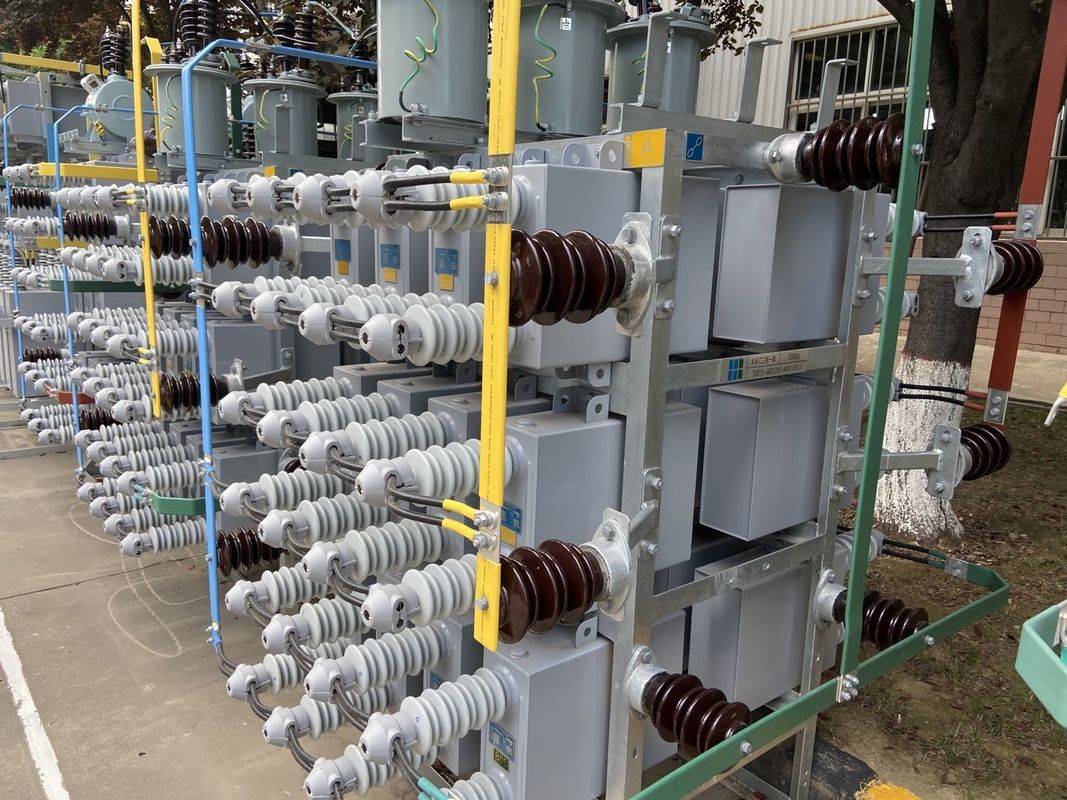 IEC60871 Standard 9.1KV 298kvar High Voltage Capacitor Bank