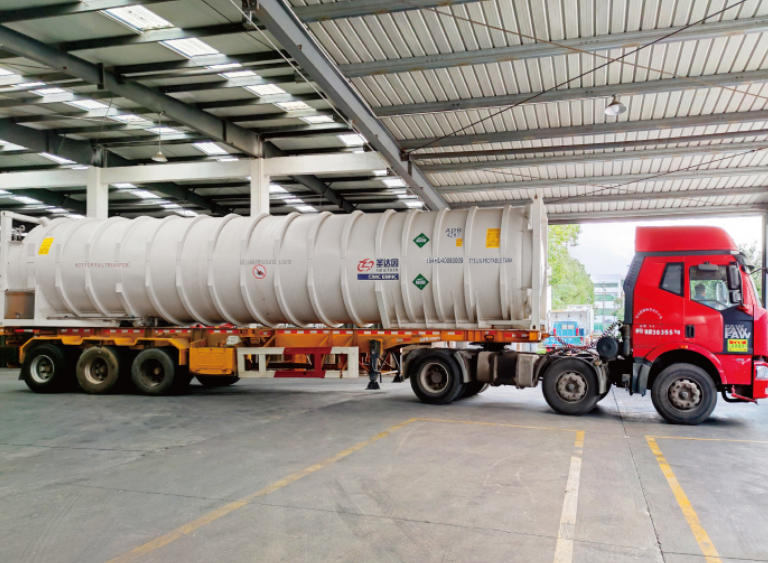 Tanque de contêiner de líquido criogênico de hélio líquido