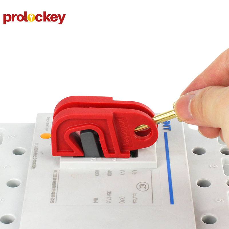 中小型断路器锁 CBL02-2 可钳厚度≤10mm 手动拧紧懒人螺丝实现上锁