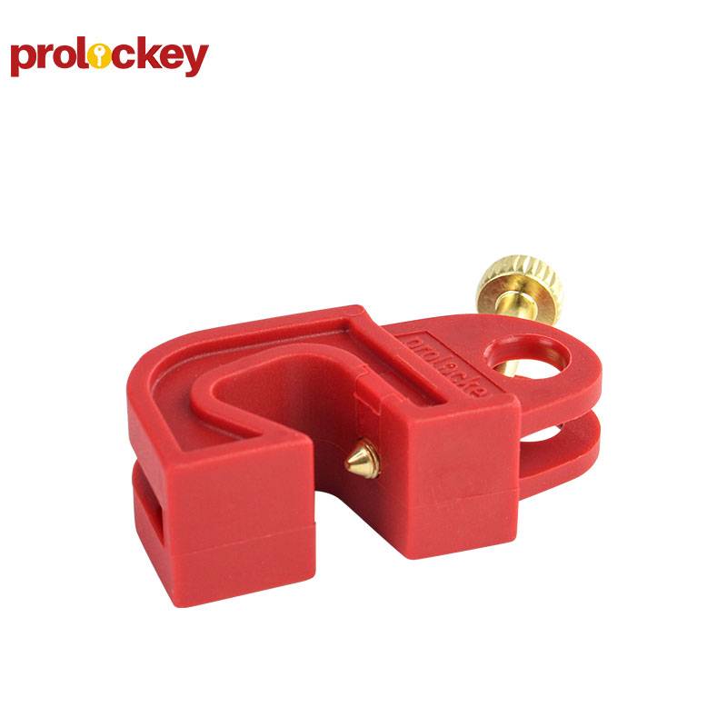 中小型断路器锁 CBL02-2 可钳厚度≤10mm 手动拧紧懒人螺丝实现上锁