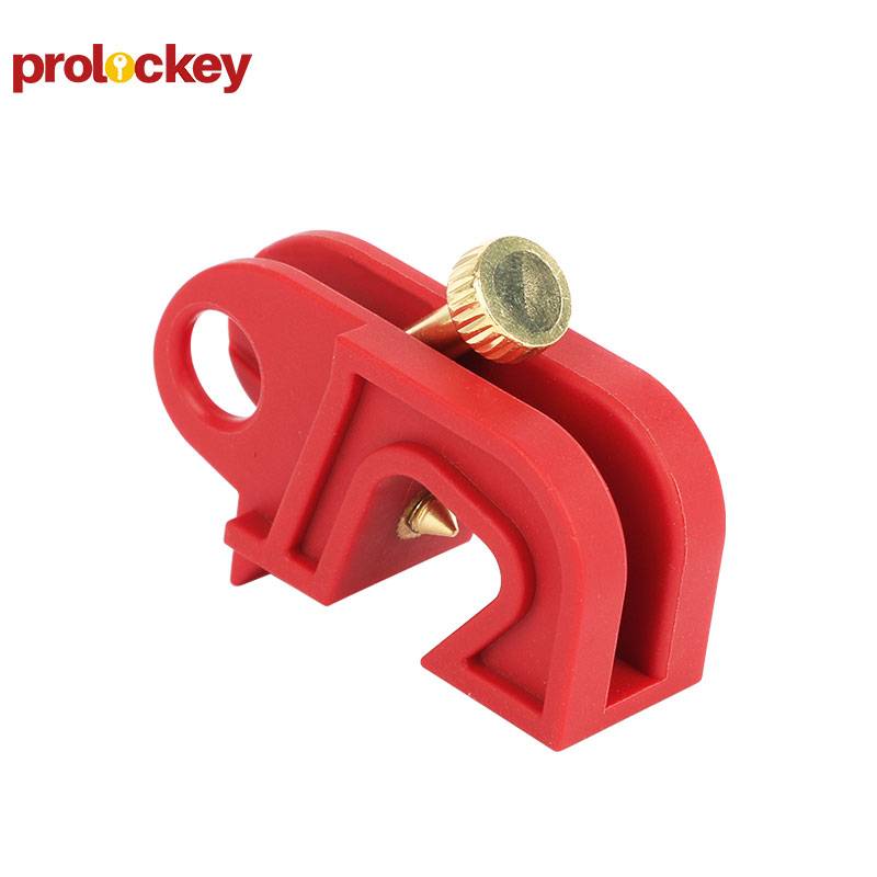 中小型断路器锁 CBL02-3 可钳厚度≤10mm 手动拧紧懒人螺丝实现上锁 一体式设计