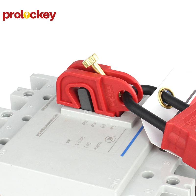 中小型断路器锁 CBL02-3 可钳厚度≤10mm 手动拧紧懒人螺丝实现上锁 一体式设计