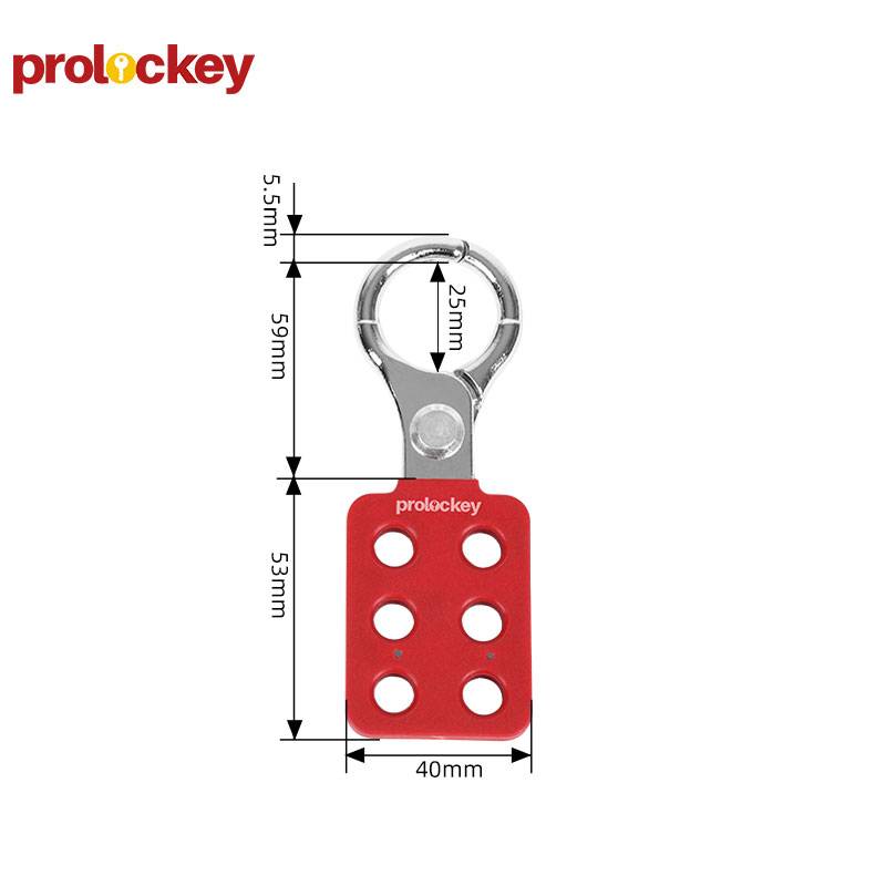 PROLOCKEY/洛科 防火花铝制搭扣锁 AH11 直径1"(25mm)的钩扣 可容纳6把挂锁 1个