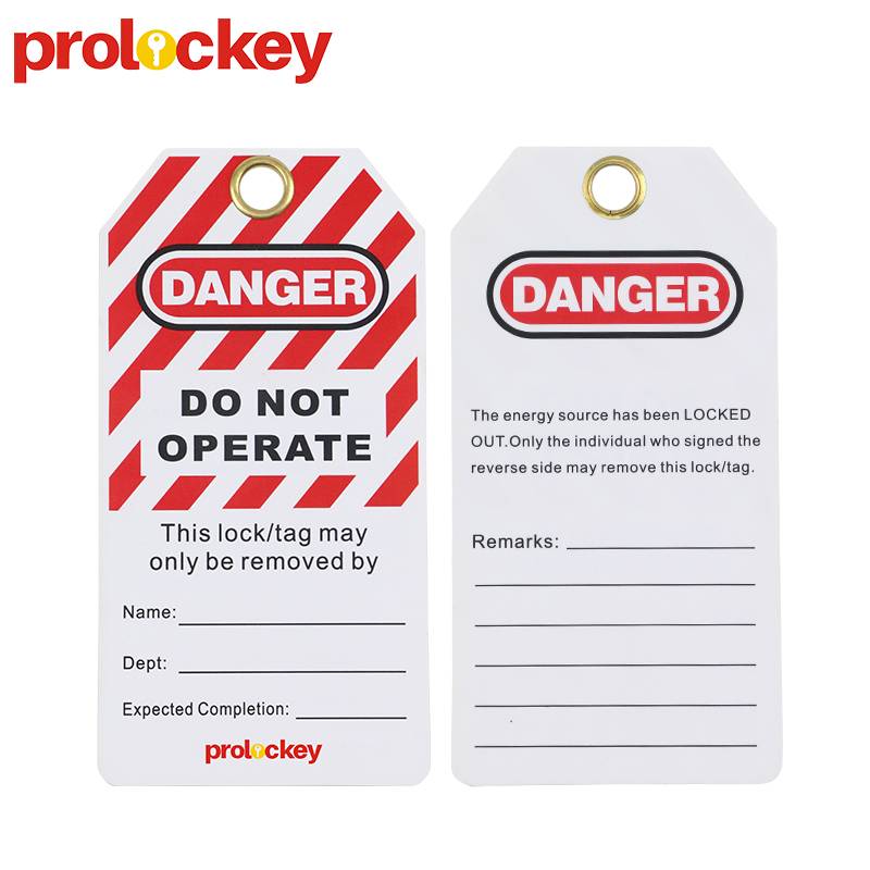 PROLOCKEY/洛科 安全警示挂牌 LT02 宽75mm 高146mm 厚0.5mm 1个