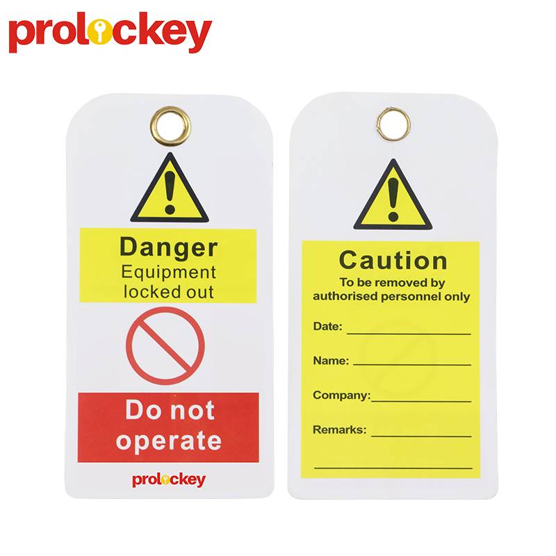 PROLOCKEY/洛科 安全警示挂牌 LT01 宽75mm 高146mm 厚0.5mm 1个