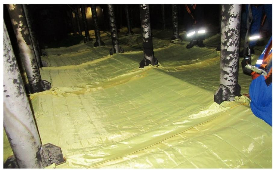 Steam Falling Prevention Platform for Condensed Gas of Steam Turbine