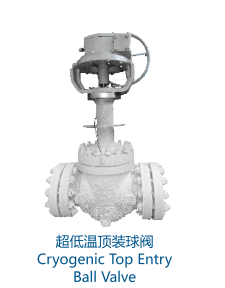 Ultra-low temperature top-mounted ball valve